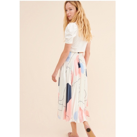 Anthropologie Caara Pleated Skirt - Picture 8 of 8
